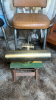 Chairs, Mini Wooden Table & Desk Lamp - 15
