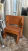 Chairs, Mini Wooden Table & Desk Lamp - 18