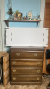 Wooden Chest of Drawers & Hanging Shelf