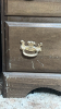 Wooden Chest of Drawers & Hanging Shelf - 5