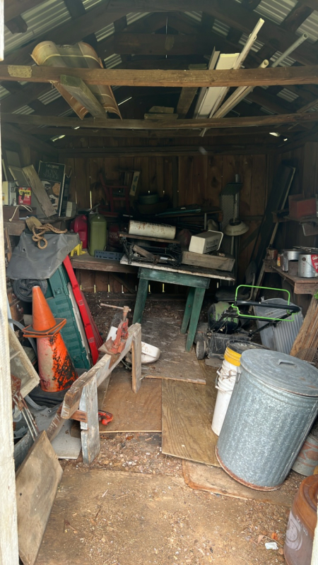 Contents of Outdoor Shed