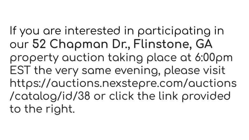 52 Chapman Dr., Flintstone, GA