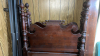 Wooden Twin Bed Frames (2) & Dresser w/ Mirror - 6
