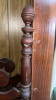 Wooden Twin Bed Frames (2) & Dresser w/ Mirror - 7