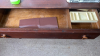 Wooden Twin Bed Frames (2) & Dresser w/ Mirror - 24