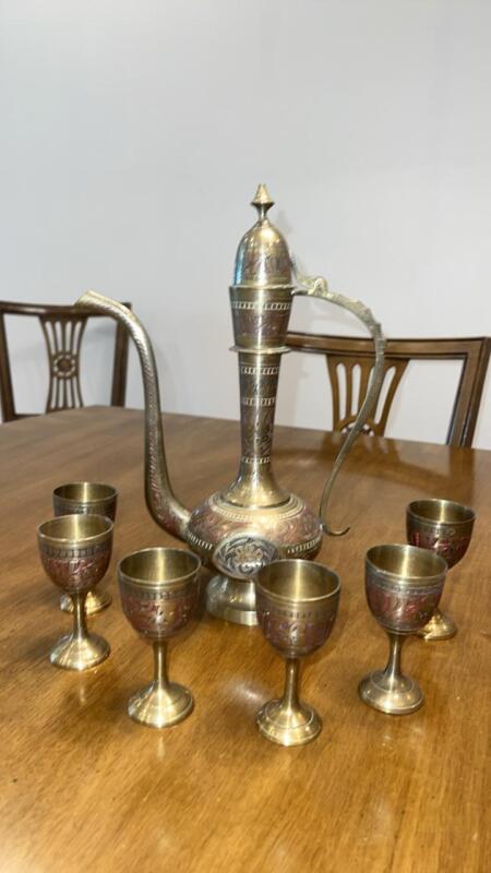 Vintage Brass Coffee/Tea Set