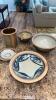 Hand painted pottery