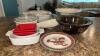 Corning Ware, baking dishes and mixing bowls