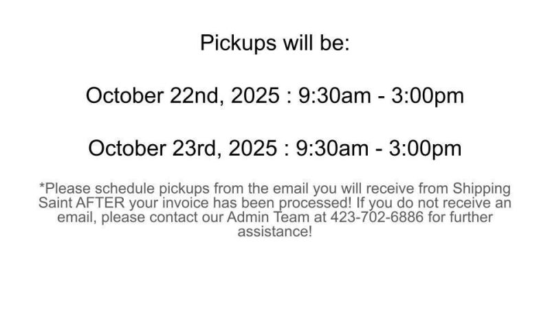 Pickup Information