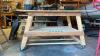 Rolling Wooden Shop Table - 2