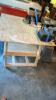 Rolling Wooden Shop Table - 6