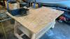 Rolling Wooden Shop Table - 10