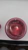 Fenton Cranberry Glass Vase & Feather Vase - 11