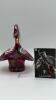 Fenton Cranberry Glass Hand Baskets (3) - 16