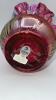 Fenton Cranberry Glass Hand Baskets (3) - 24