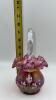 Fenton Cranberry Glass Hand Baskets (3) - 25
