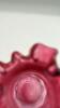 Cranberry Glass Vase & Pitcher - 11