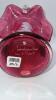 Fenton Mary Gregory Style Cranberry Ruffled Rim Hand Baskets (2) - 29