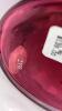 Fenton Mary Gregory Style Cranberry Ruffled Rim Hand Baskets (2) - 30