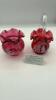 Fenton Cranberry Ruffled Rim Hand Basket & Vase - 4