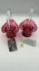 Fenton Cranberry Ruffled Rim Hand Baskets (2) - 5