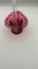Fenton Cranberry Ruffled Rim Hand Baskets (2) - 8