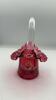 Fenton Cranberry Ruffled Rim Hand Baskets (2) - 10