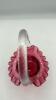 Fenton Cranberry Ruffled Rim Hand Baskets (2) - 13