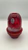 Fenton Mary Gregory Style Ruby Red Glass Bells & Fairy Lamp - 8