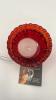Fenton Mary Gregory Style Ruby Red Glass Bells & Fairy Lamp - 10