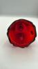 Fenton Mary Gregory Style Ruby Red Glass Bells & Fairy Lamp - 19