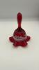 Fenton Mary Gregory Style Ruby Red Glass Bells & Fairy Lamp - 21
