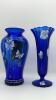 Fenton Cobalt Blue Vases (2)