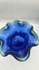 Fenton Cobalt Blue 75th Anniversary Celebration Vases (2) - 12