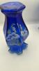 Fenton Cobalt Blue 75th Anniversary Celebration Vases (2) - 14