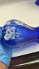 Fenton Cobalt Blue 75th Anniversary Celebration Vases (2) - 15