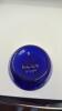Fenton Cobalt Blue Ruffled Rim Hand Painted Vase - 6