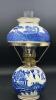 Blue Willow Oil Lamp & Cobalt Blue Ceramic Stein - 4