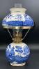 Blue Willow Oil Lamp & Cobalt Blue Ceramic Stein - 7