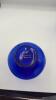Fenton Cobalt Blue 100th Anniversary Ruffled Rim Vases (2) - 7