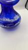 Fenton Cobalt Blue 100th Anniversary Ruffled Rim Vases (2) - 9