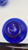Fenton Cobalt Blue 100th Anniversary Ruffled Rim Vases (2) - 12