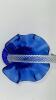 Fenton Cobalt Blue Ruffled Rim Hand Baskets (2) - 8
