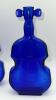 Cobalt Blue Glass Violins (3) - 4