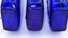 Cobalt Blue Glass Violins (3) - 11