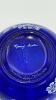 Fenton Cobalt Blue Ruffled Rim Hand Baskets & Ruffled Rim Rose Bowl - 19