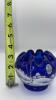 Fenton Cobalt Blue 95th Anniversary Edition Winter Scene Creamer Pitcher & Bowls - 20