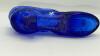 Fenton Cobalt Blue Glass Boot, Hat on Pedestal & Unmarked Glass Slipper - 23
