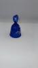 Fenton Cobalt Blue Bell & Unmarked Cobalt Blue Glass - 3