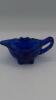 Fenton Cobalt Blue Bell & Unmarked Cobalt Blue Glass - 18